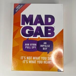 Mattel Mad Gab Board Game - Purple and Orange